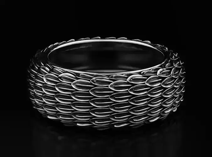 Eagle feather ring 615