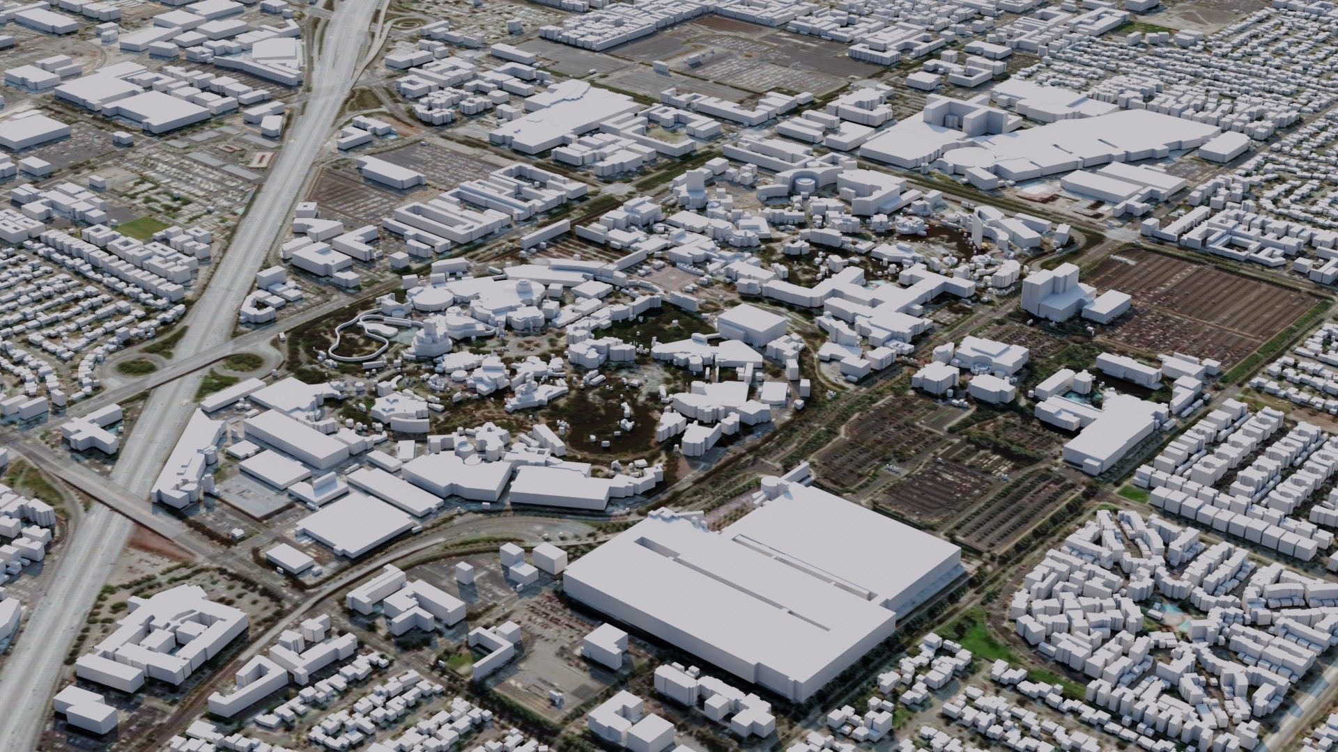 Anaheim - USA 3D model_1