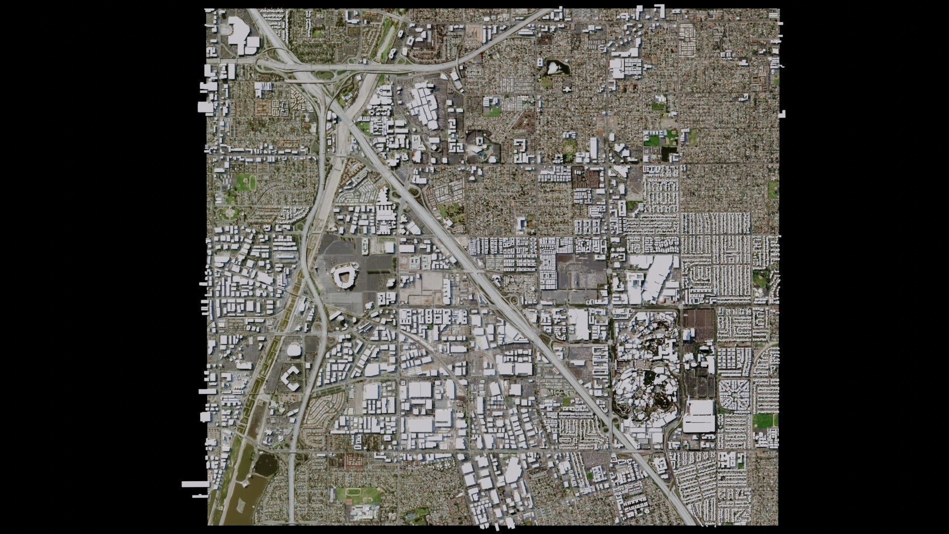 Anaheim - USA 3D model_2