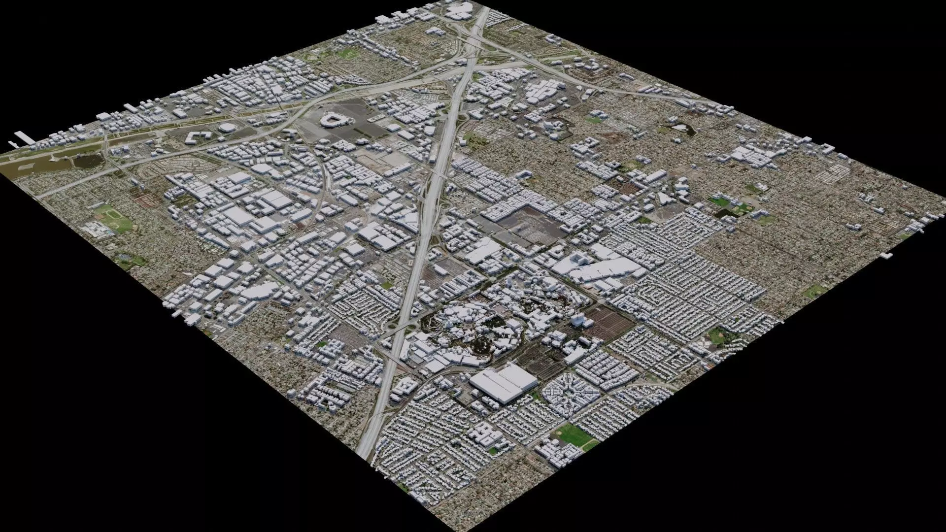 Anaheim - USA 3D model_0