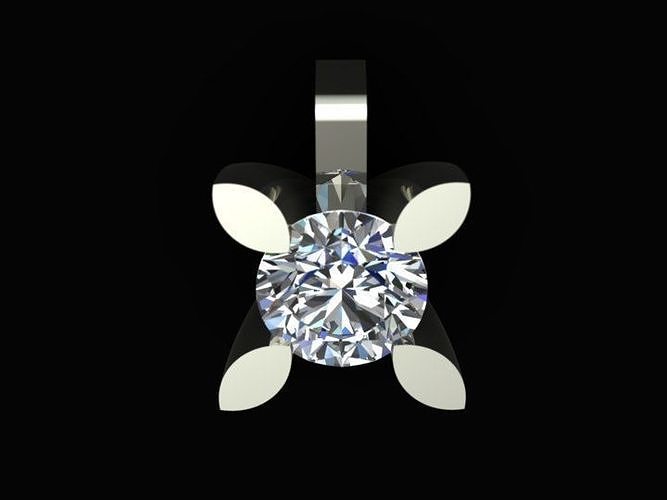 Diamond Necklace 3D print model