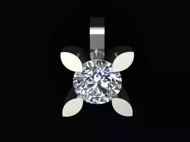 Diamond Necklace 3D print model