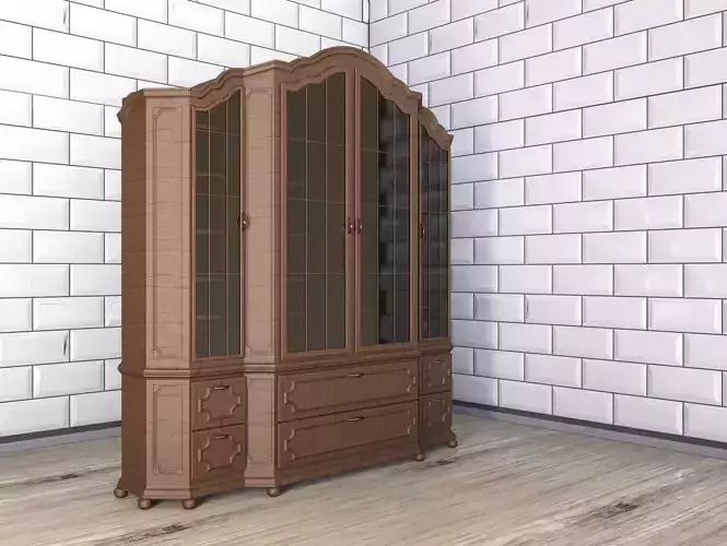 antique wooden bookcase carved wardrobe