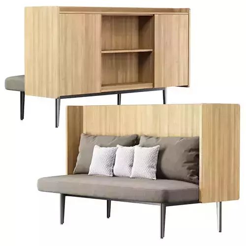 Versus two-seater loveseat 