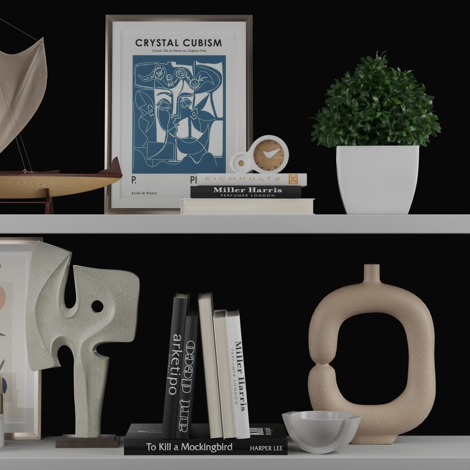 Decorative Set 001- vray and corona 3D model_2