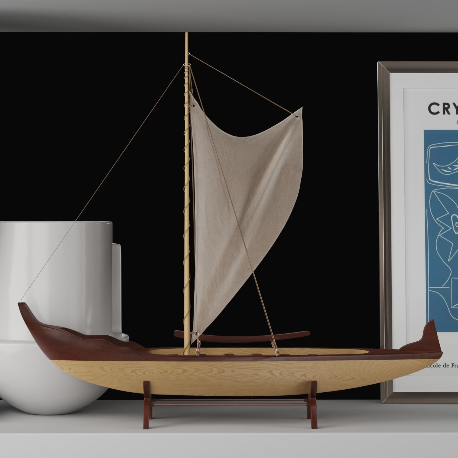 Decorative Set 001- vray and corona 3D model_4