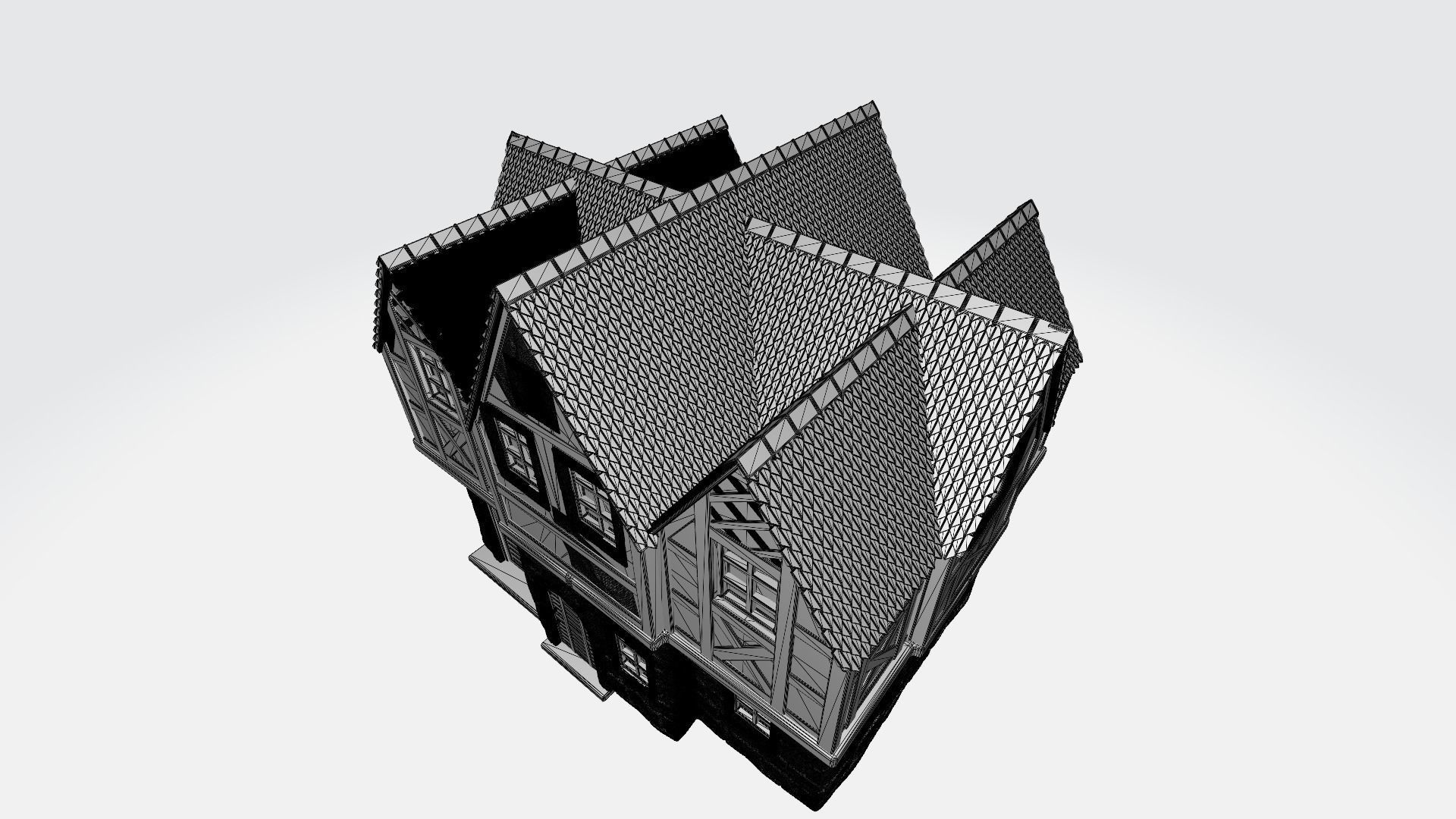Vikings house 3D print model_5