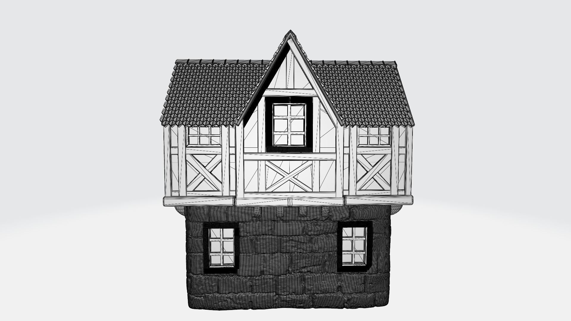 Vikings house 3D print model_6
