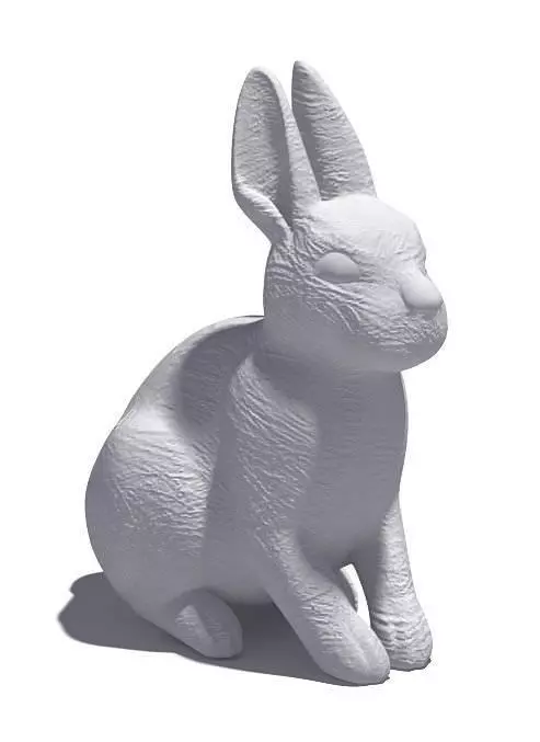 White Rabbit Statue 3D model