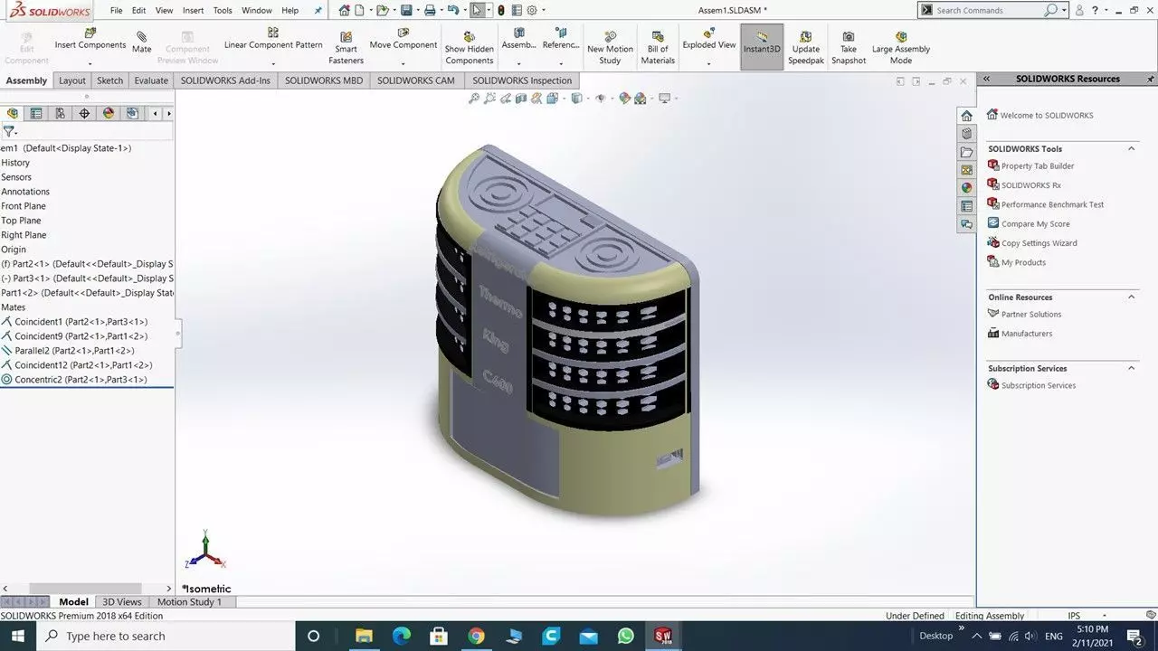 Refrigeration Thermo king c600 stl 3D print model