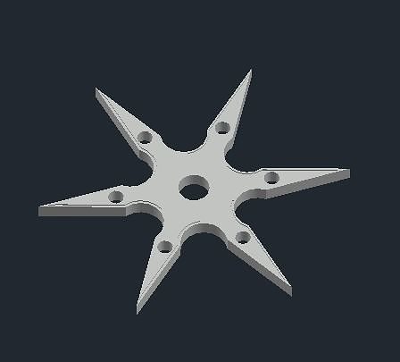 Ninja Star Free 3D print model
