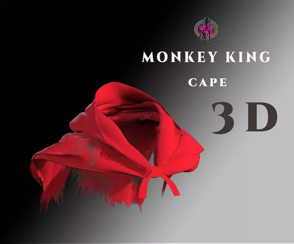 DTS- Monkey King - Cape Low-poly 3D model