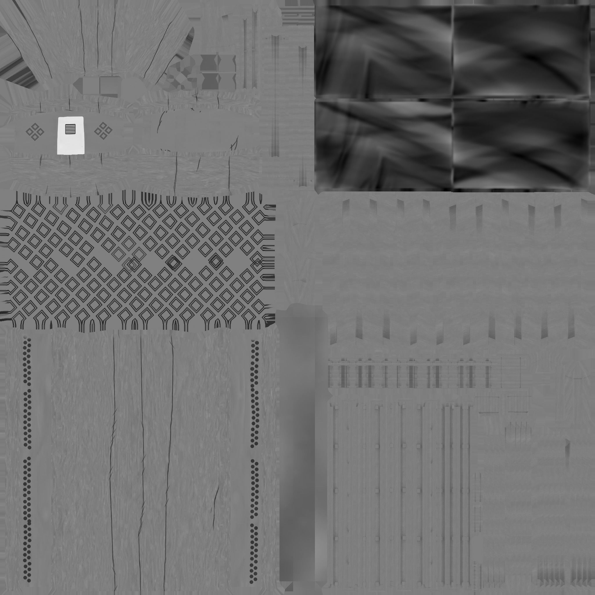 Korean Turtle Ship - Medieval Warship 04 Low-poly 3D model_16