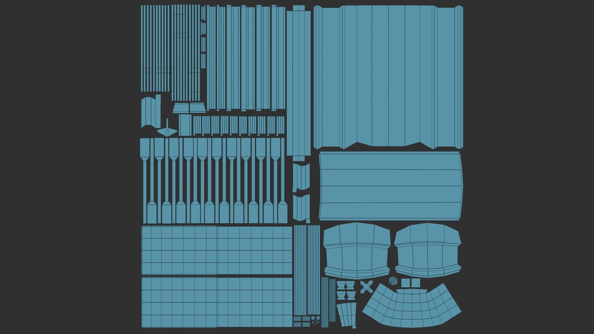 Korean Turtle Ship - Medieval Warship 04 Low-poly 3D model_10