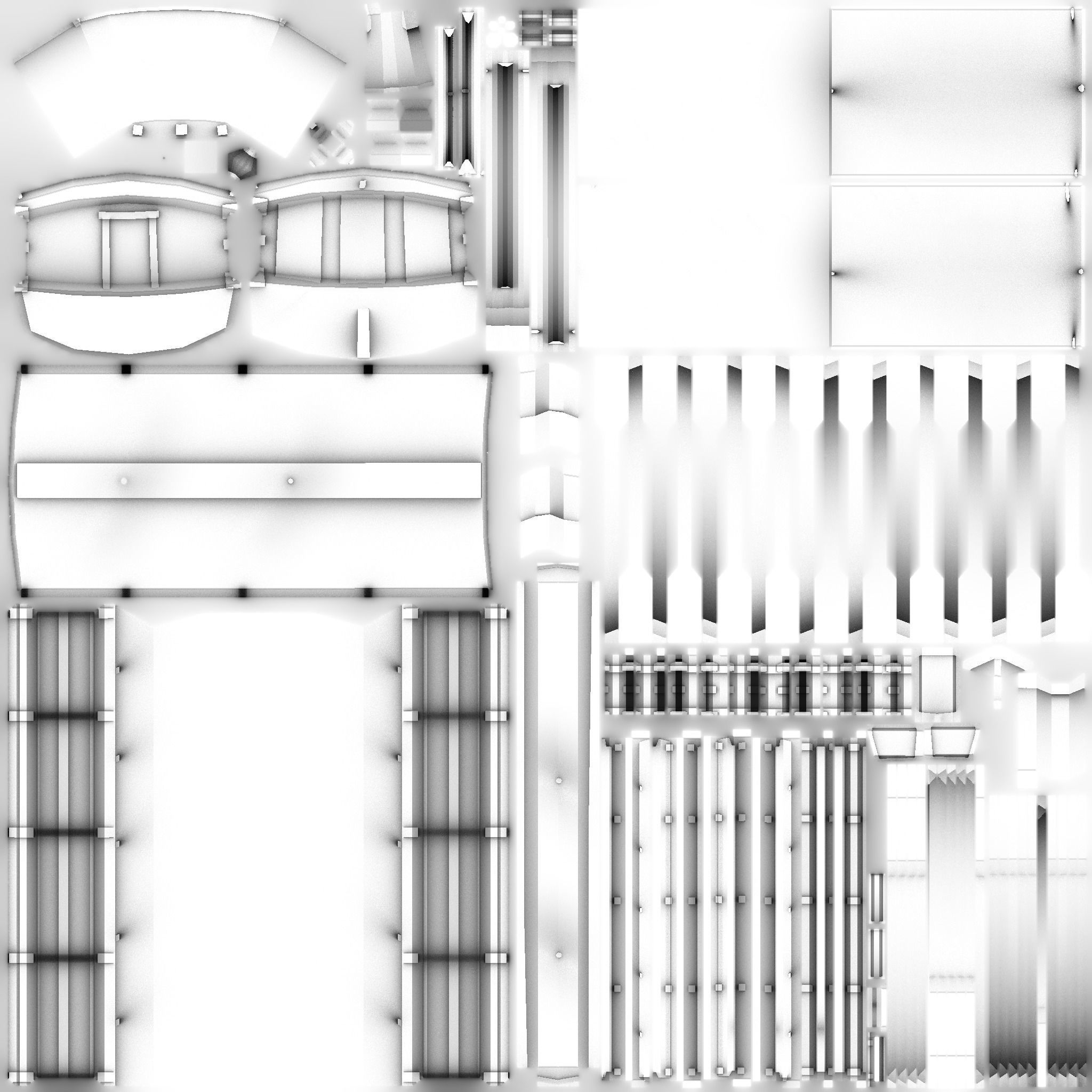 Korean Turtle Ship - Medieval Warship 04 Low-poly 3D model_14