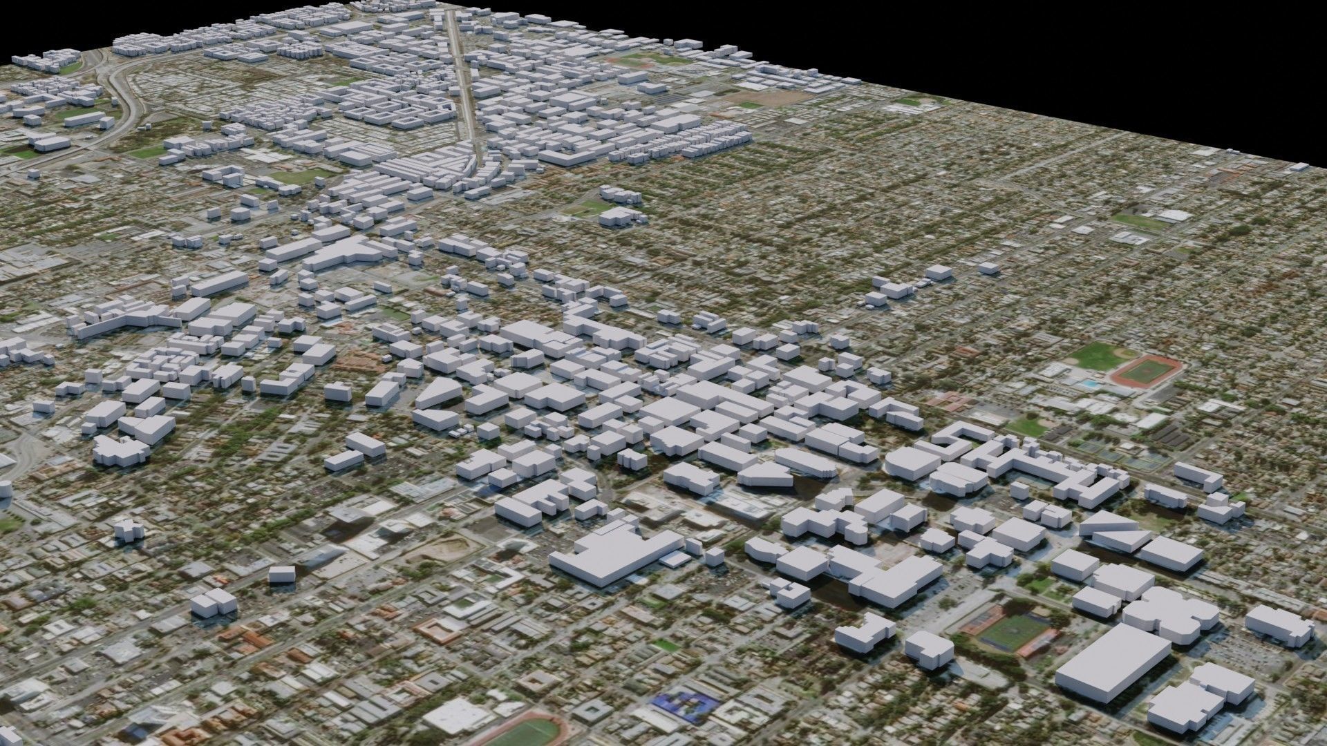 Santa Ana - USA 3D model_1