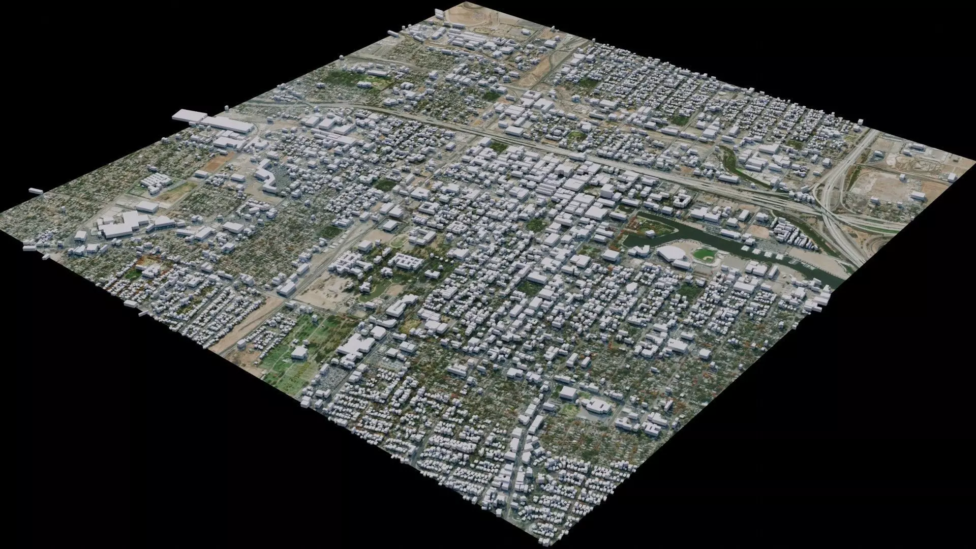 Stockton - USA 3D model