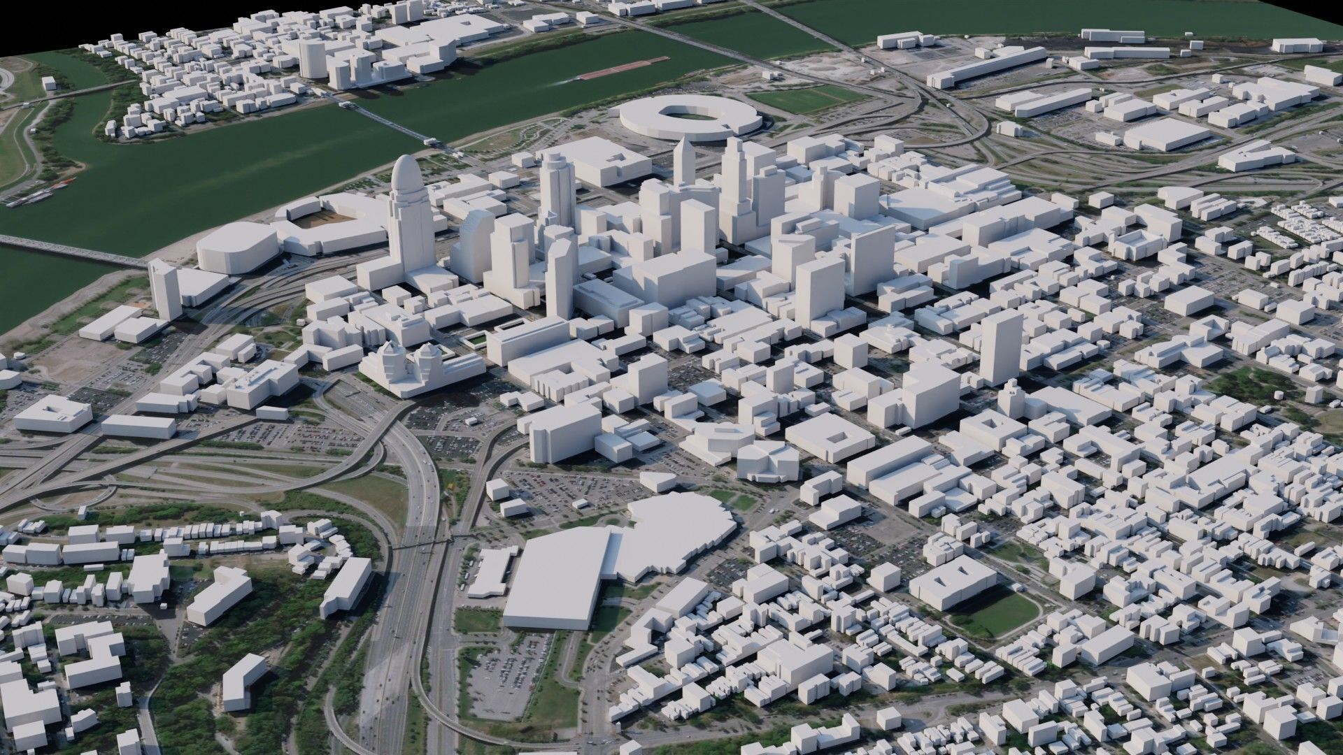 Cincinnati - USA 3D model_1
