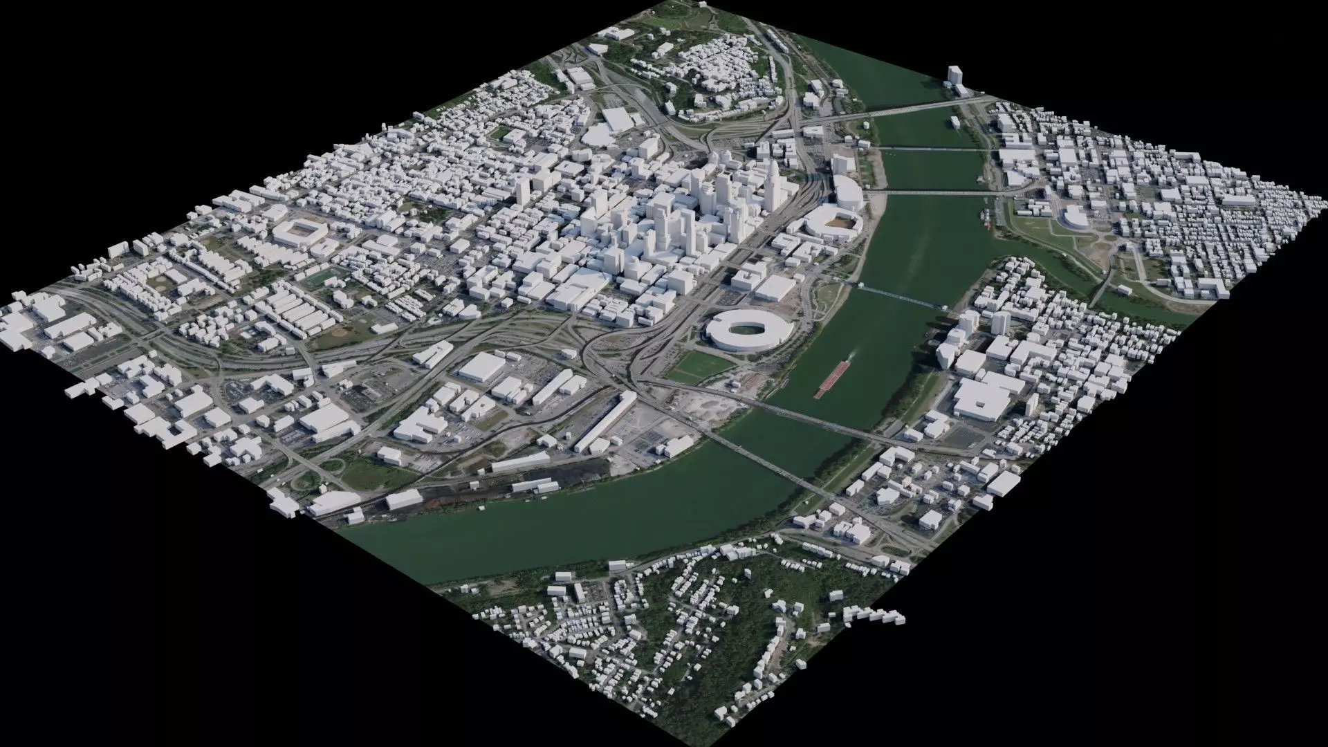 Cincinnati - USA 3D model_0