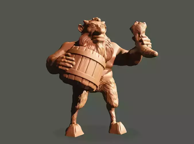 Satyr Trinkerin 3D print model