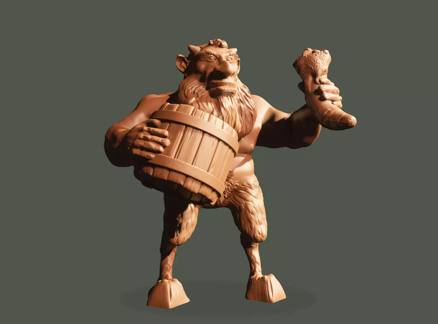 Satyr Trinkerin 3D print model