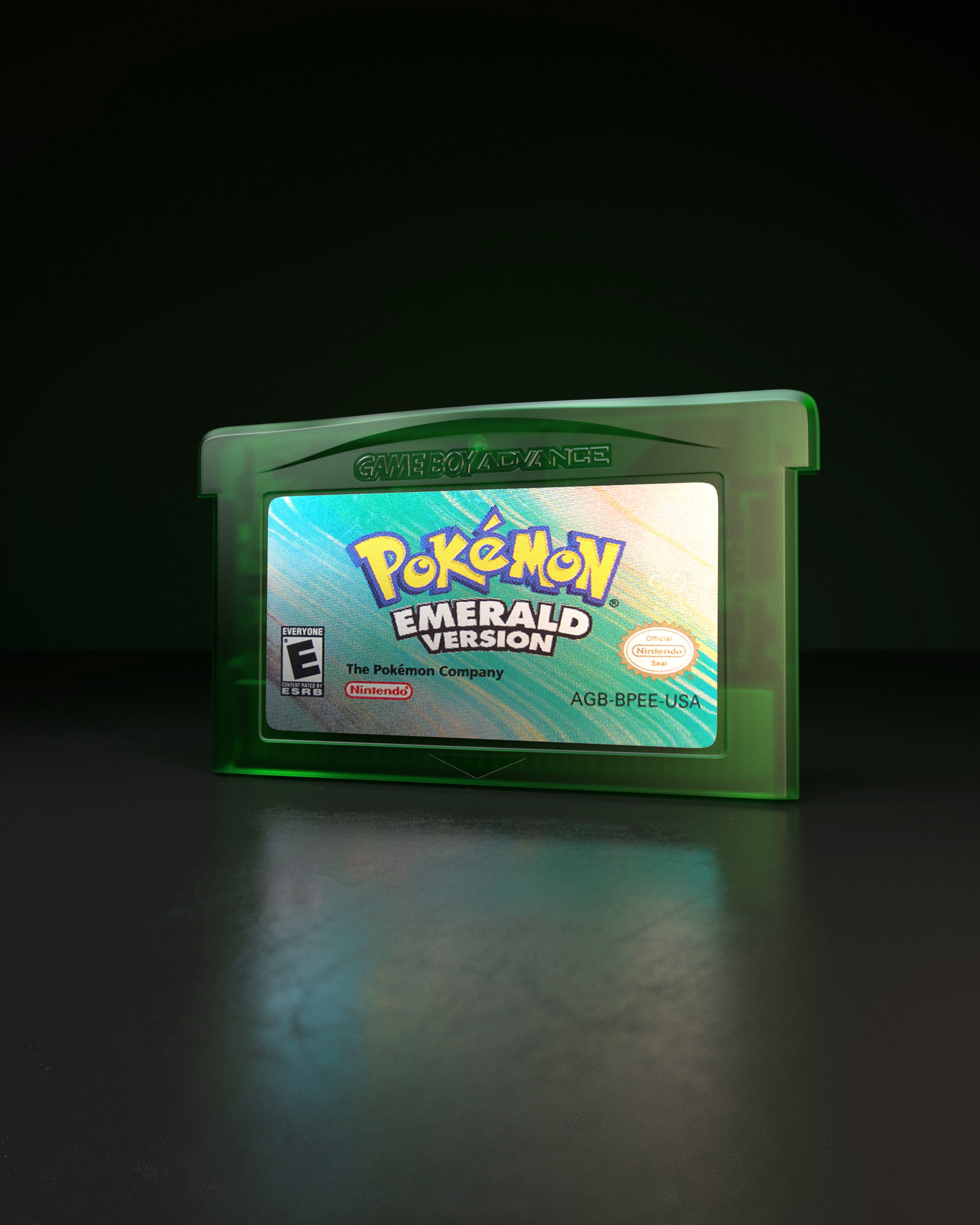 Pokemon Gameboy cartridge 3D model_2