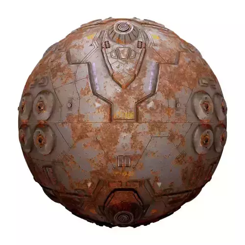 PBR Sci-Fi Industrial Texture 43