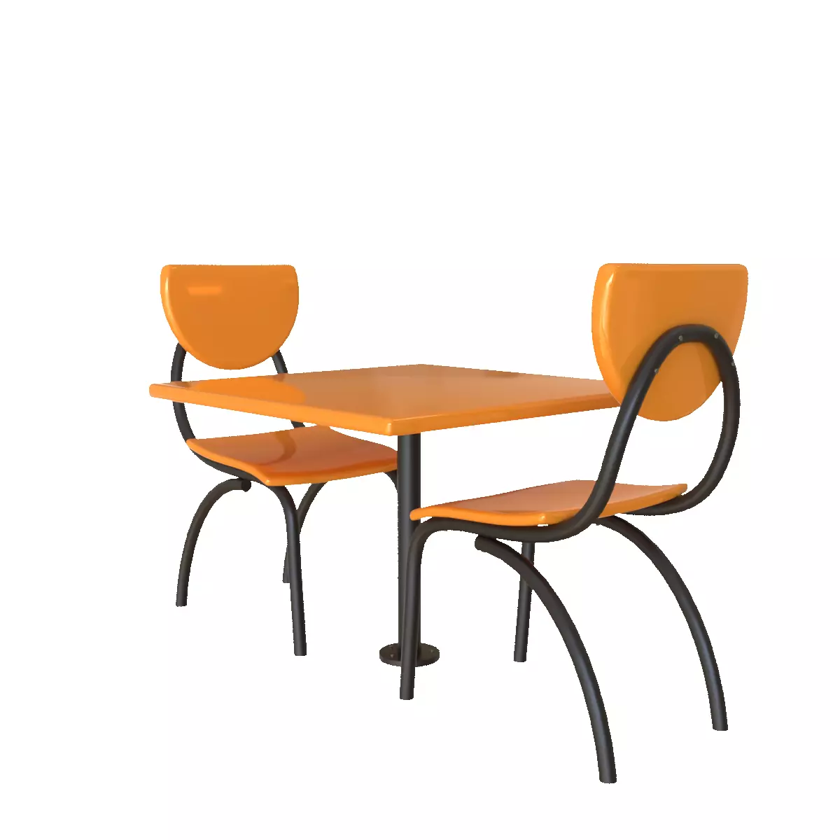 Cafe and Cafeteria Set 3D model
