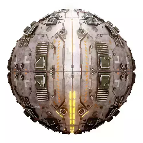 PBR Sci-Fi Industrial Texture 46