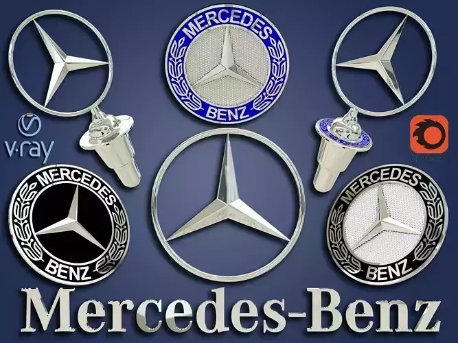Mercedes-Benz logo set