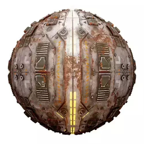 PBR Sci-Fi Industrial Texture 47