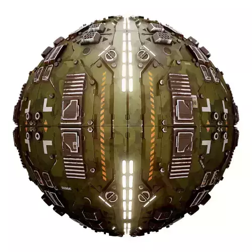 PBR Sci-Fi Industrial Texture 48