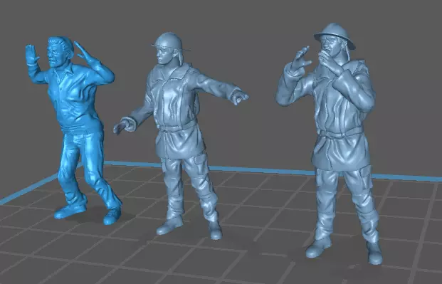 Firefighters soldier 3D print model_0