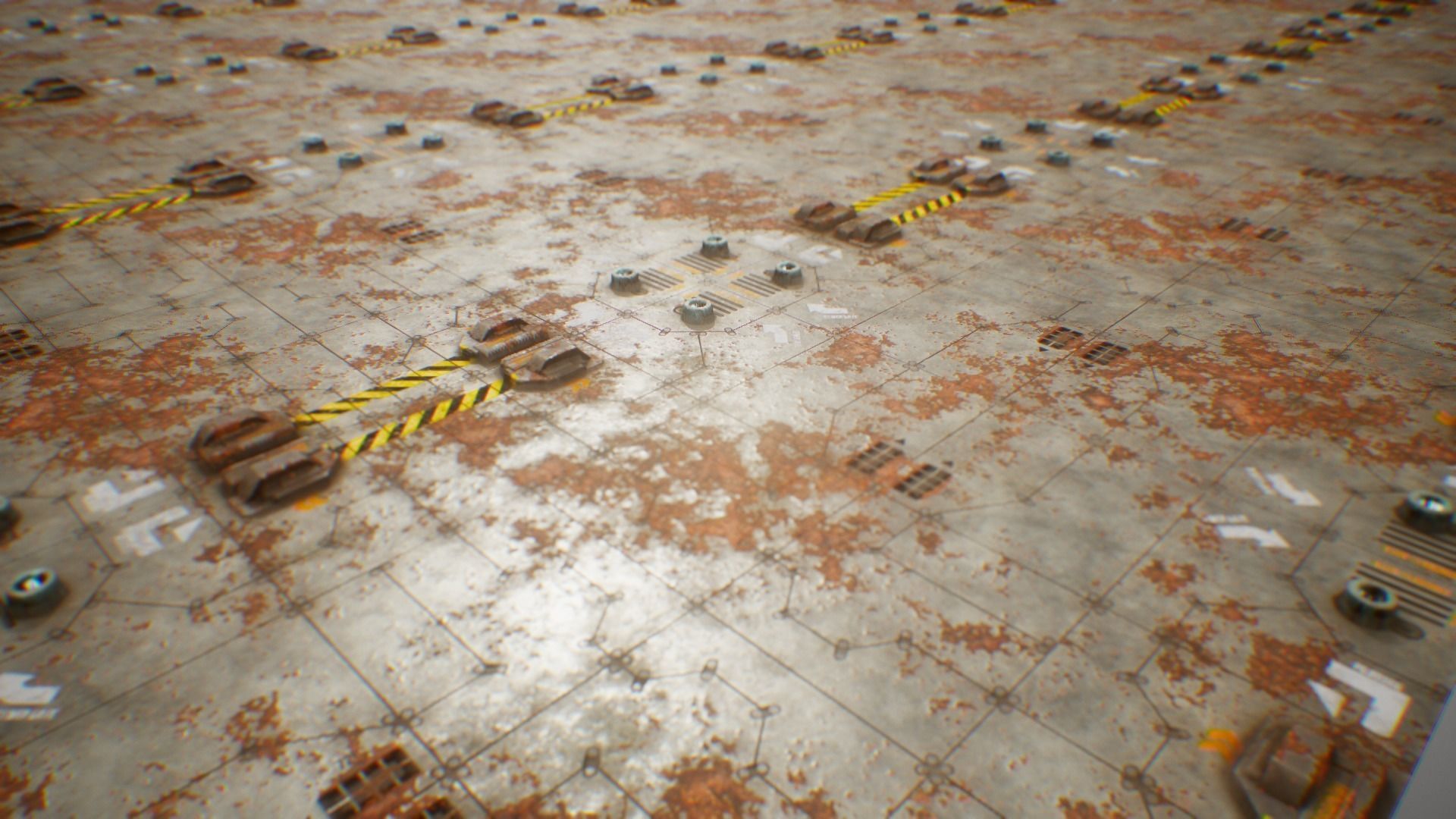 PBR Sci-Fi Industrial Texture 51 Low-poly 3D model_1