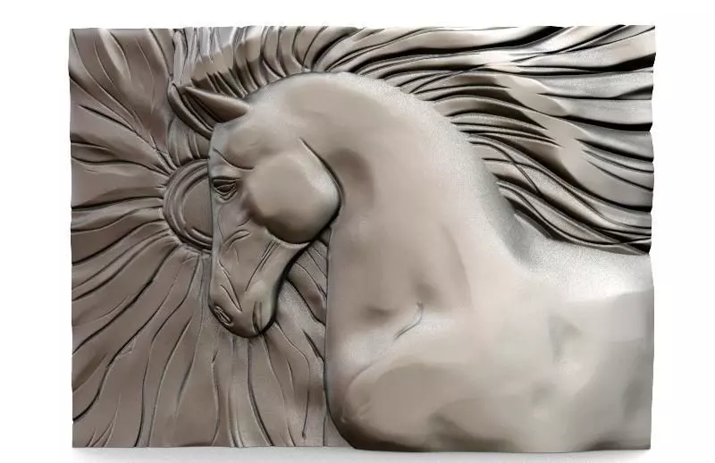 Horse CNC 3D print model
