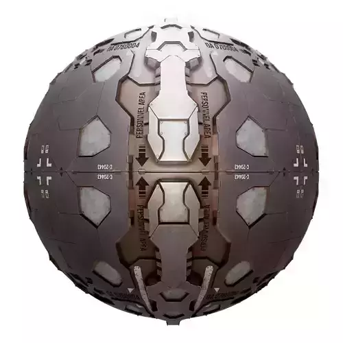 PBR Sci-Fi Industrial Texture 56