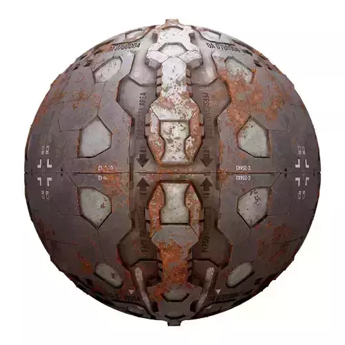 PBR Sci-Fi Industrial Texture 57