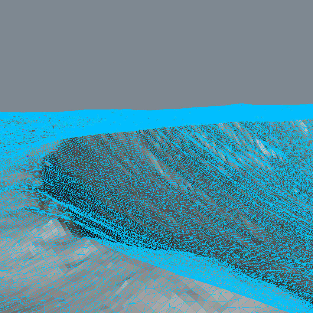 Well-Preserved 3 Kilometer Diameter Impact Crater 3D model_2