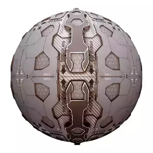 PBR Sci-Fi Industrial Texture 60