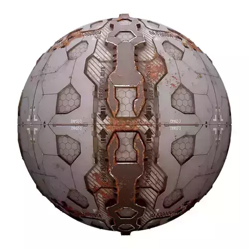 PBR Sci-Fi Industrial Texture 61