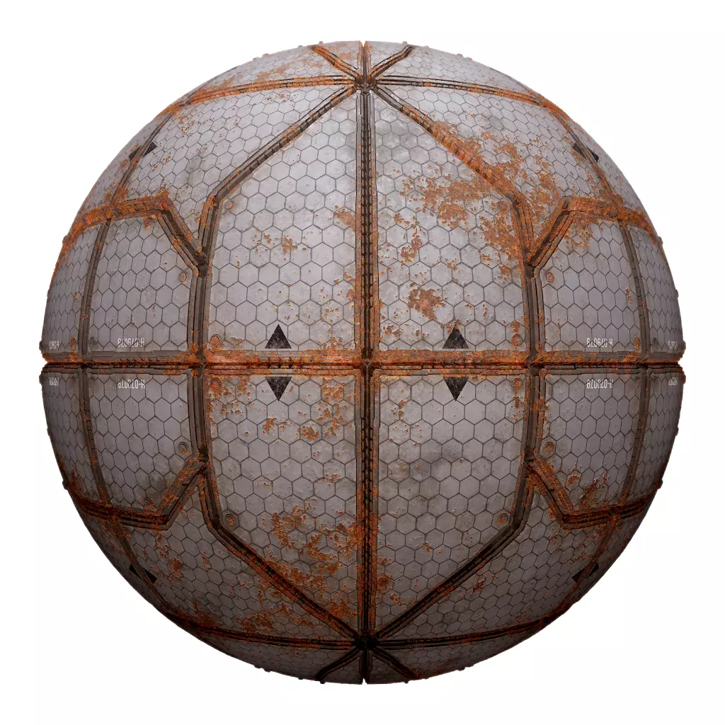 PBR Sci-Fi Industrial Texture 62 Low-poly 3D model_0