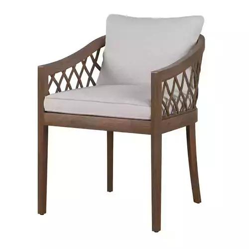 RH GREYSTONE ARMCHAIR Low-poly 3D model