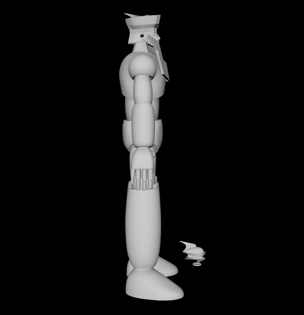 mazinger  3d printed model 3D print model_5