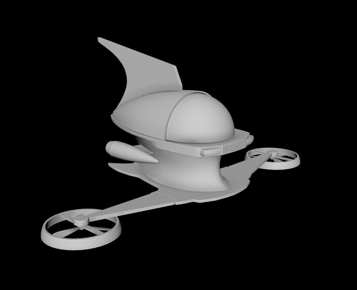 mazinger  3d printed model 3D print model_1