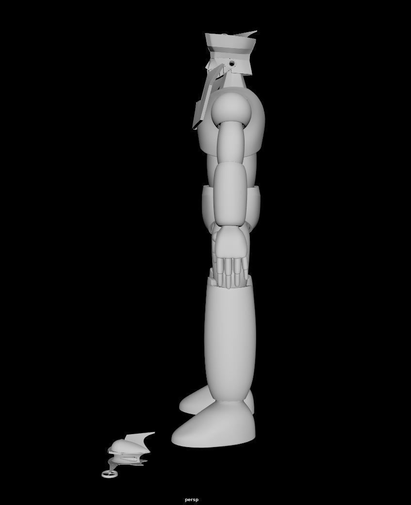 mazinger  3d printed model 3D print model_3