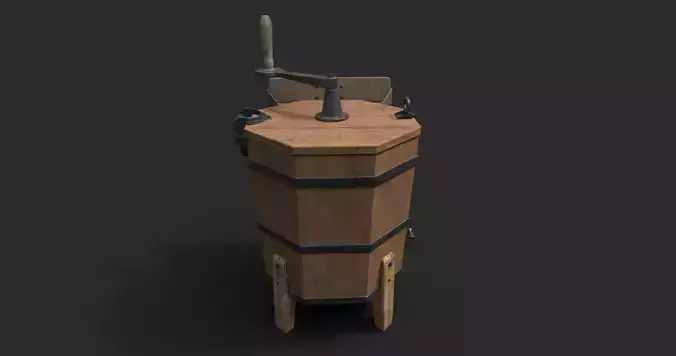 WOODEN WASHING MACHINE