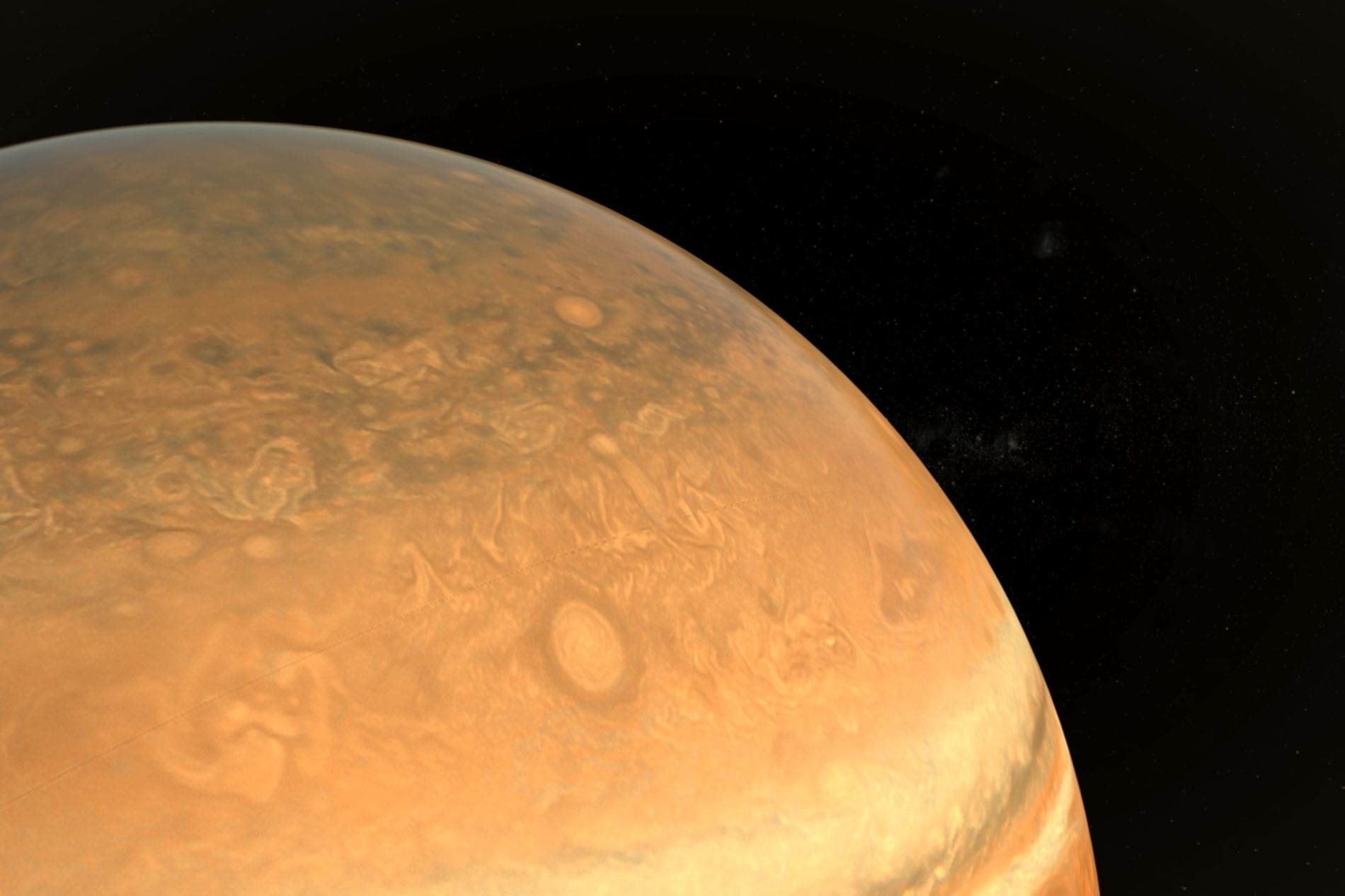 Planet Jupiter 3D Model 8K Low-poly 3D model_17