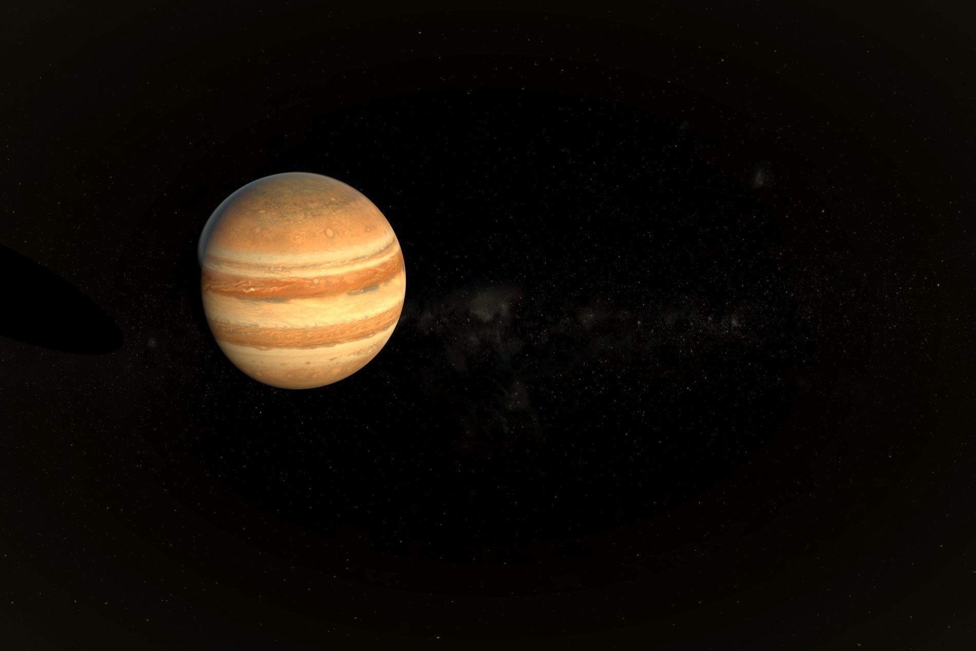 Planet Jupiter 3D Model 8K Low-poly 3D model_8
