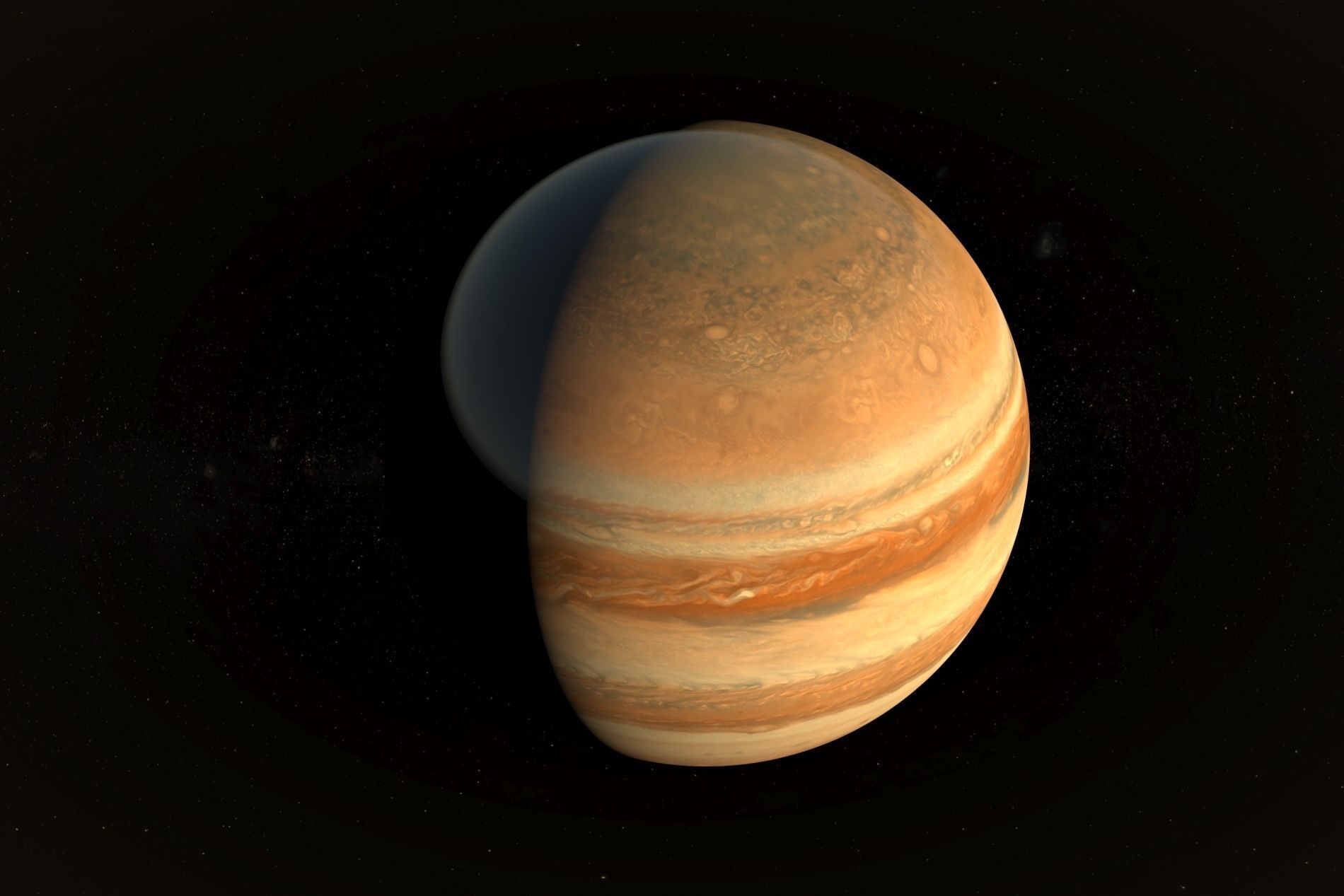 Planet Jupiter 3D Model 8K Low-poly 3D model_10