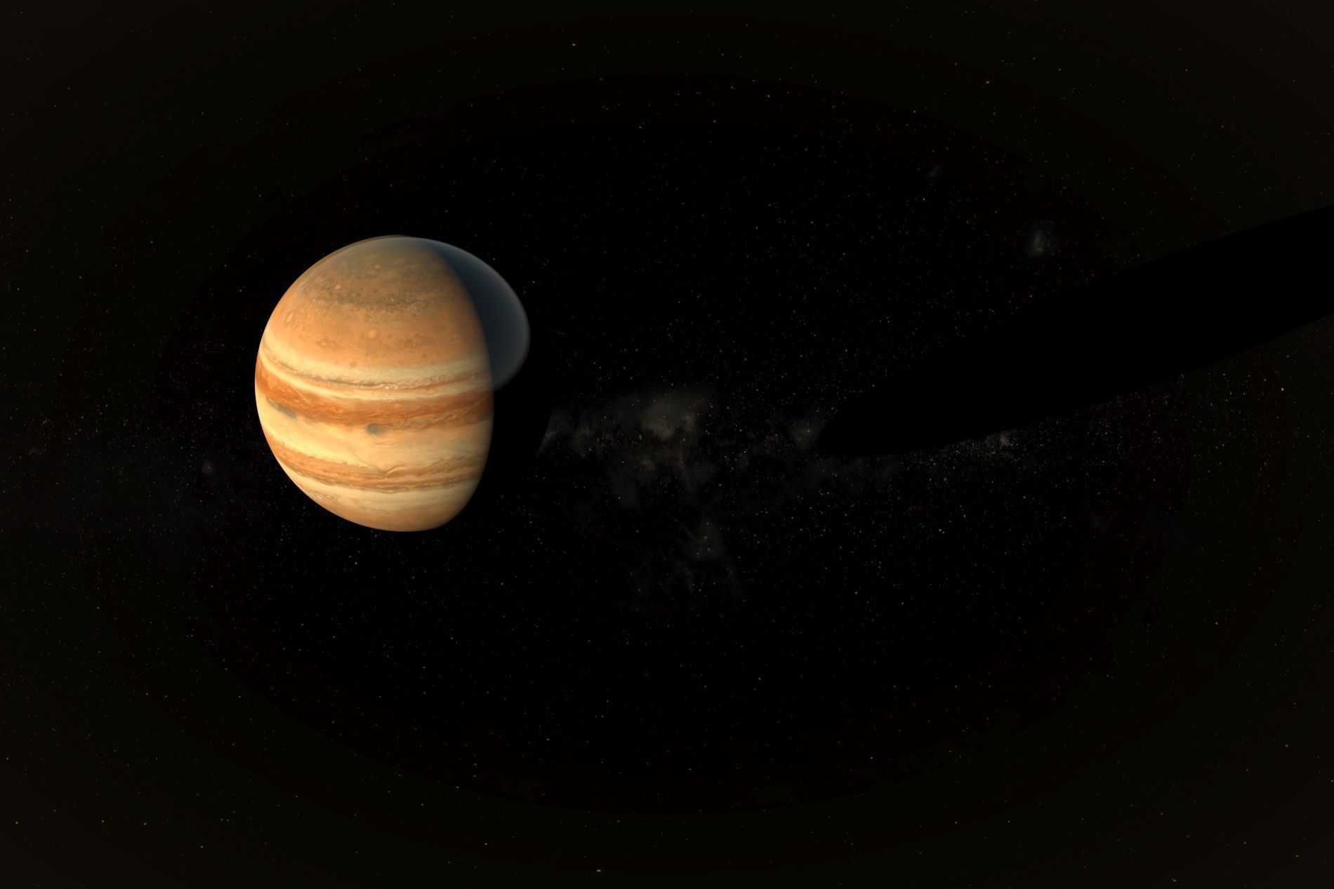 Planet Jupiter 3D Model 8K Low-poly 3D model_9